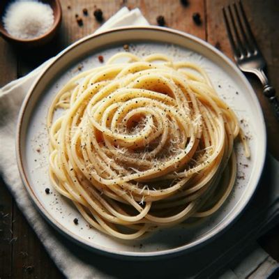  Cacio e Pepe: Un plat romain simple mais complexe qui marie harmonieusement la richesse du fromage et la piquant du poivre.